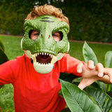 Mattel Jurassic World Fallen Kingdom Legacy Collection Green Tyrannosaurus Rex Trex mask product photo kid wearing