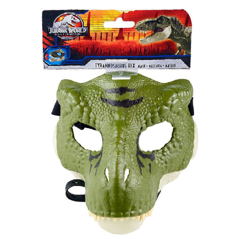 Mattel Jurassic World Fallen Kingdom Legacy Collection Green Tyrannosaurus Rex Trex mask product packaging front