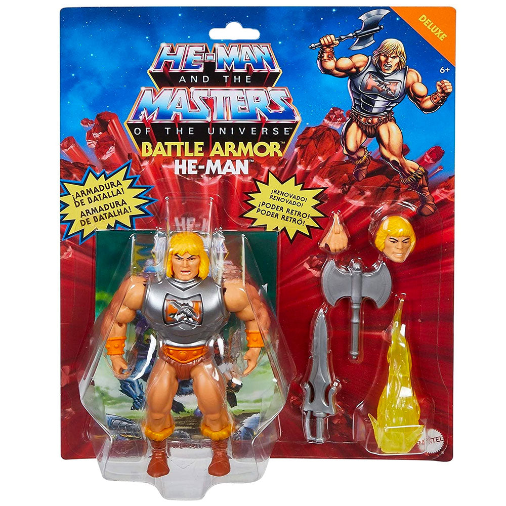 Mattel Masters of The Universe Origins Battle Armor He-Man - Retro Play Deluxe Mattel Masters of The Universe Origins Battle Armor He-Man - Retro Play Deluxe