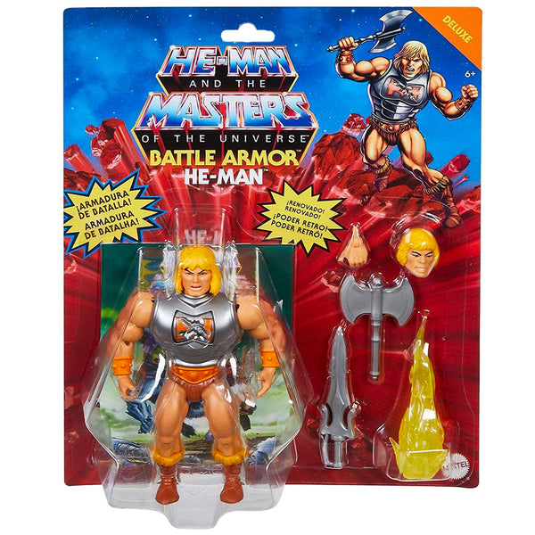 Mattel Masters of The Universe Origins Battle Armor He-Man - Retro Play Deluxe Mattel Masters of The Universe Origins Battle Armor He-Man - Retro Play Deluxe