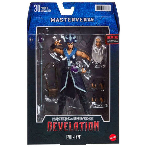 Mattel Masters of the Universe MOTU Masterverse Revelation Evil-Lyn 7-inch box package front