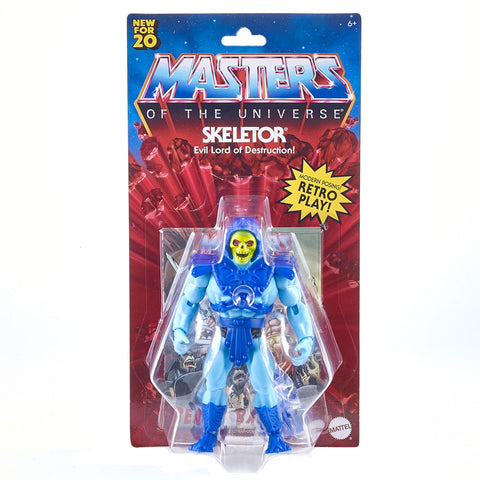 Mattel Masters of the Universe MOTU Origins Retro Play Skeletor Box package front