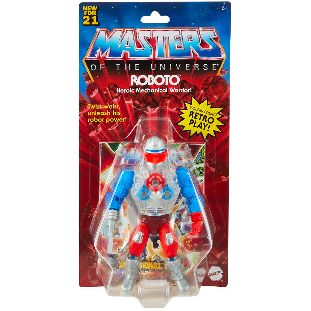 Mattel Masters of The Universe Origins Roboto - Retro Play Mattel Masters of The Universe Origins Roboto - Retro Play