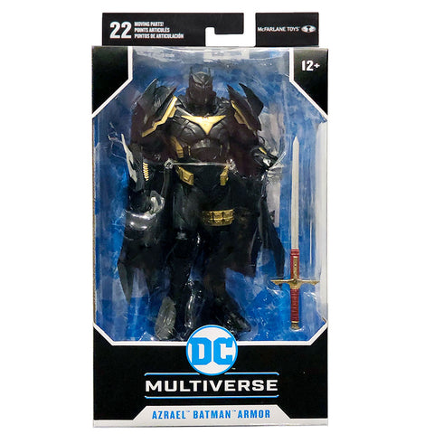 Mcfarlane Toys DC Multiverse Azrael in Batman Armor Curse of the White Knight 7-inch box package front