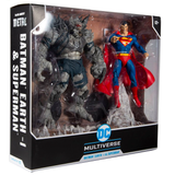 Mcfarlane Toys DC Multiverse Batman Earth-1 Devastator vs Superman 2-pack box package front angle