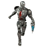 Mcfarlane toys dc multiverse justice league 2021 cyborg with face shield walmart exclusive action figure toy front