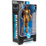 McFarlane Toys DC Multiverse Platinum Edition Deathstroke arkham origins bronze chase variant box package front angle