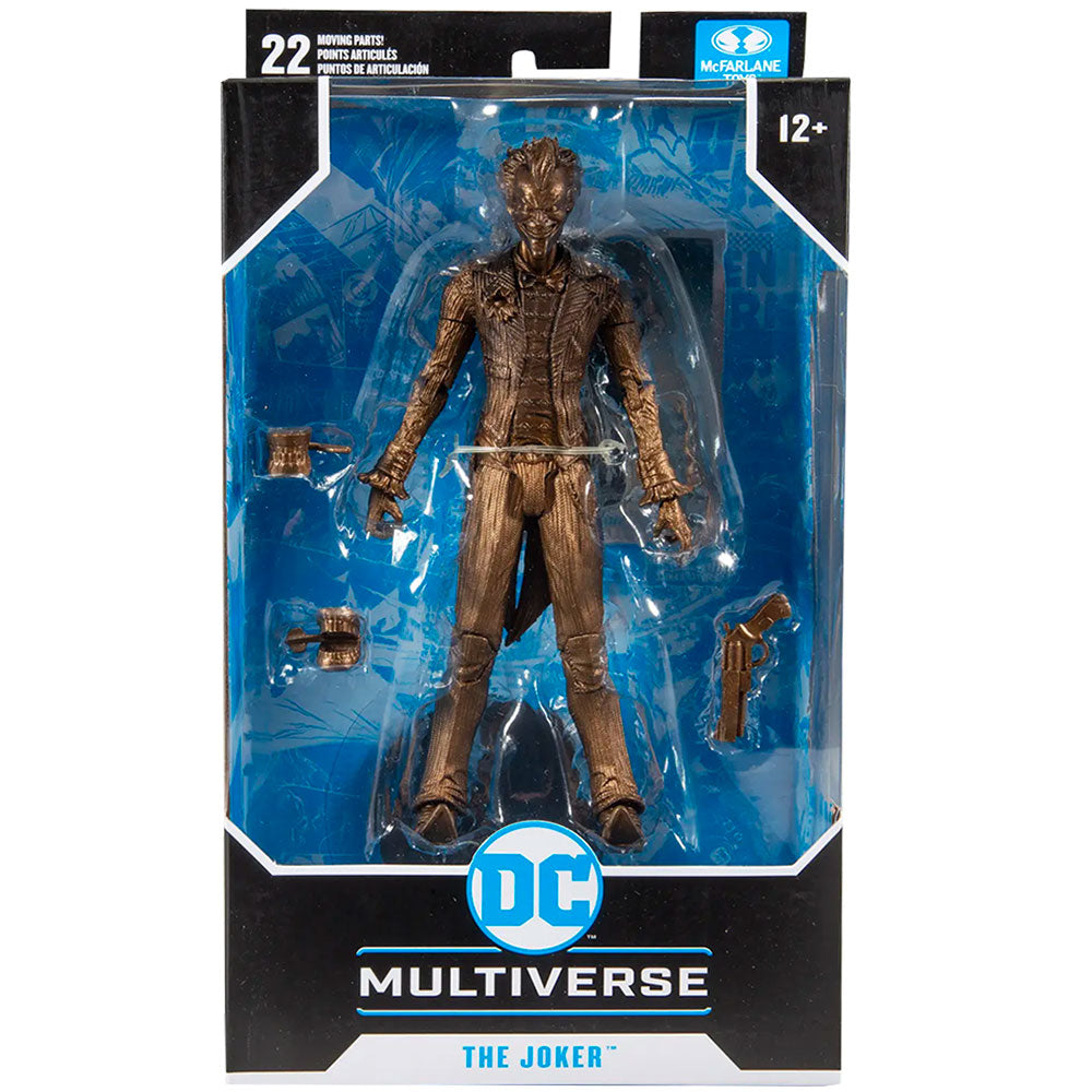 McFarlane Toys DC Multiverse Platinum Edition The Joker Arkham Asylum Bronze Chase - 7-inch