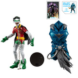 Mcfarlane Toys DC Multiverse Robin Crow Earth-22 Dark Nights: Metal laugh face action figure toy accessories