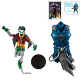 Mcfarlane toys DC Multiverse Robin Crow Earth-22 dark nights metal scream face action figure toy accessories
