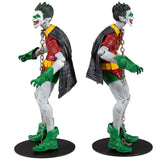 Mcfarlane Toys DC Multiverse Robin Crow Earth-22 Dark Knights: Metal smirk face action figure toy side