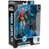 Mcfarlane Toys DC Multiverse Robin Crow Earth-22 Dark Knights: Metal box package front random face