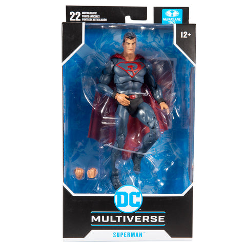 Mcfarlane Toys DC Multiverse Superman Red Son Soviet Box package front