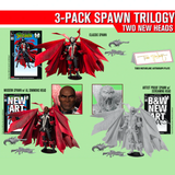 McFarlane Toys Masterworks Classic Spawn Trilogy 3-pack kickstarter accessories add-ons