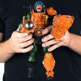 Mondo MOTU Masters of the Universe Man-at-arms regular action figure toy in hand scale