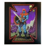Mondo Masters of the Universe Exclusive Faker Battle Damage face box package back art