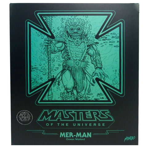 Mondo MOTU masters of the universe mer-man exclusive box package front