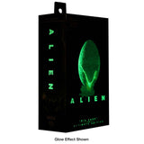 NECA SDCC 2020 Alien big Chap Glow in the dark box package angle glowing