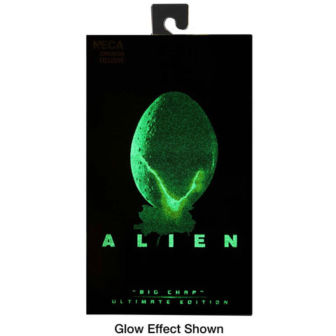 NECA SDCC 2020 Alien big Chap Glow in the dark box package front glowing