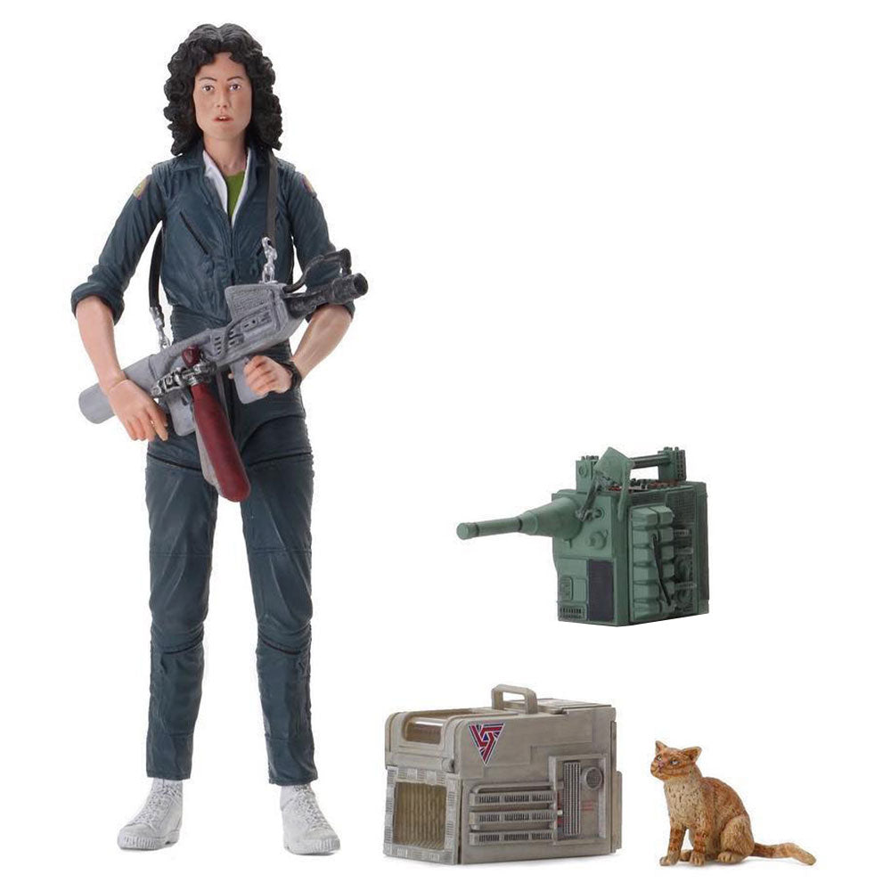 NECA Alien 40th Anniversary Ripley Jumpsuit Jonesy Cat 7-inch toy ...