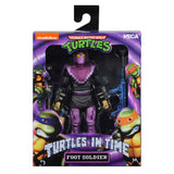 NECA TMNT Teenage Mutant Ninja Turtles In Time Foot Soldier Trooper Video Game Box Package Front