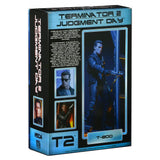 NECA Terminator 2: Judgement Day Ultimate T-800 arnold box package back