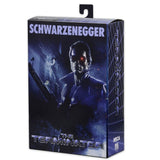 NECA The Terminator Ultimate T-800 Police Assault box package front angle