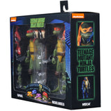 NECA TMNT Teenage Mutant Ninja Turtles Raphael Michelangelo 2pack walmart box package side