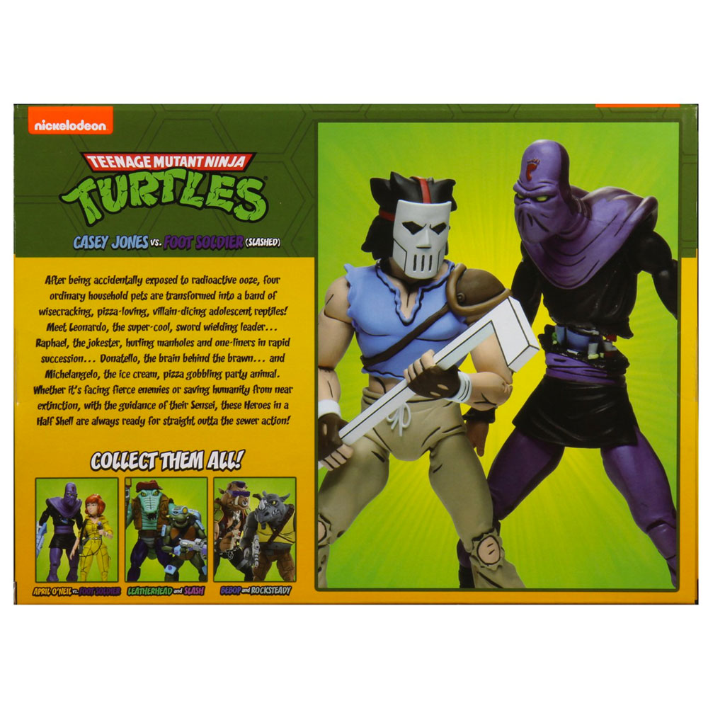 NECA Teenage Mutant Ninja Turtles casey jones vs foot Les tortues ninja