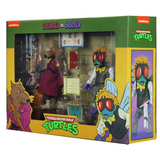 NECA TMNT Teenage Mutant Ninja Turtles Cartoon Splinter vs. Baxter 2-pack target exclusive box package front angle