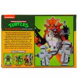 NECA TMNT Teenage Mutant Ninja Turtles Cartoon Triceraton Infantryman Roadkill Rodney 3-pack box package back