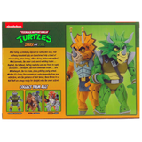 NECA TMNT Teenage Mutant Ninja Turtles Cartoon Zarax Zork 2-pack box package back