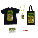NECA TMNT Teenage Mutant Ninja Turtles Musical Mutagen Tour Merch Add-on medium shirt accessories
