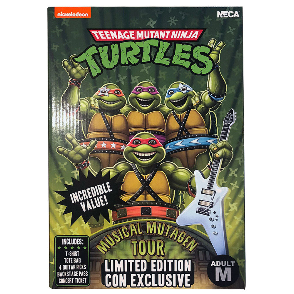 NECA Teenage Mutant Ninja Turtles Musical Mutagen Tour Merch Add-on - Size Medium NECA Teenage Mutant Ninja Turtles Musical Mutagen Tour Merch Add-on - Size Medium