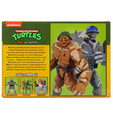 NECA TMNT Teenage Mutant Ninja Turtles General Traag Granitor Rock Solider 2-pack box package back