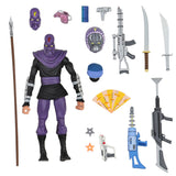 NECA TMNT Trouble's Afoot Ultimate Foot Soldier action figure toy accessories