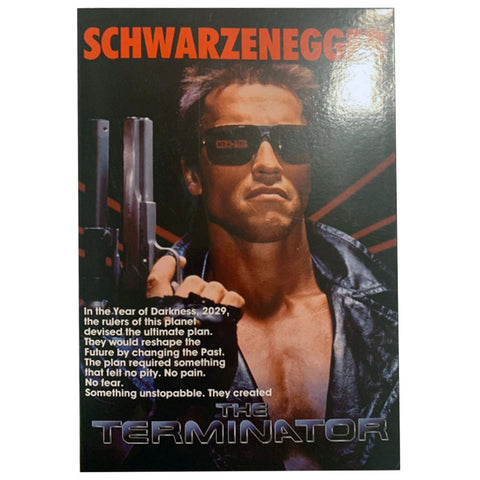 NECA The Terminator Ultimate Tech Noir Box Package Front