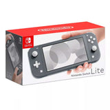 Nintendo Switch Lite Gray Box Package Angle VIdeo Games