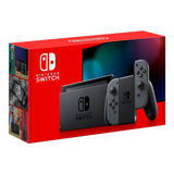 Nintendo Swtich V2 Console Gray Box Package Front