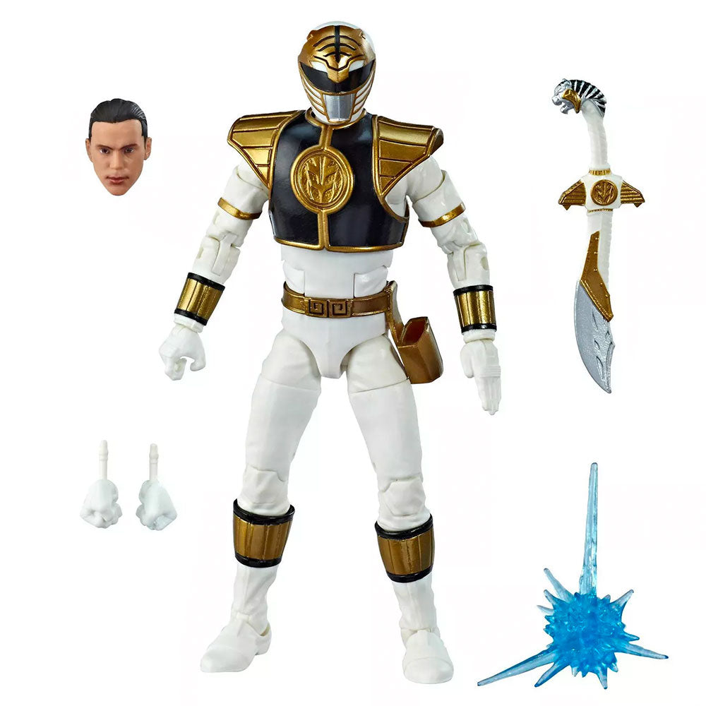 Power Rangers Lightning Collecticon Spectrum Series MMPR White Ranger ...