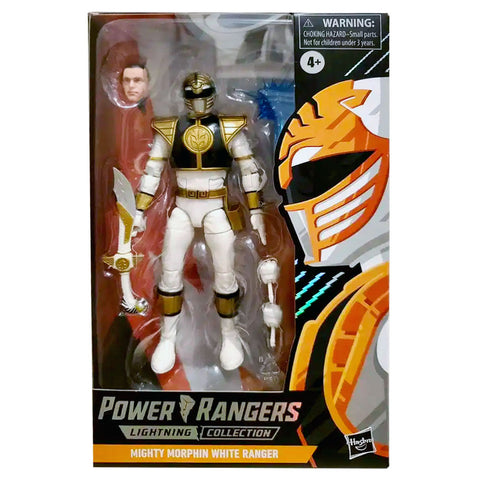 Power Rangers Lightning Collection Spectrum Series Mighty Morphin White Ranger target exclusive box package front