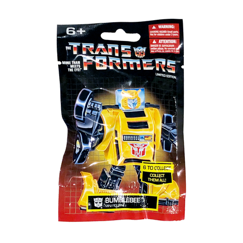 Prexio Transformers G1 Generation 1 Bumblebee Mini Figurine Bag Package