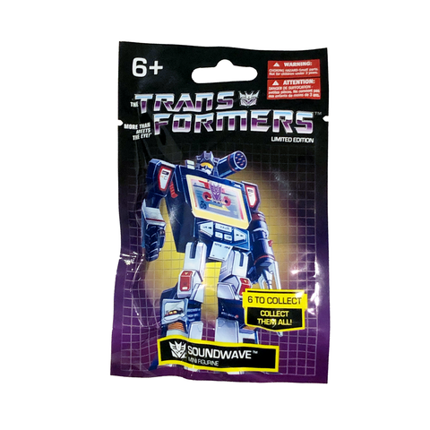 Prexio Transformers G1 Generation 1 Soundwave Mini Figurine Bag Package