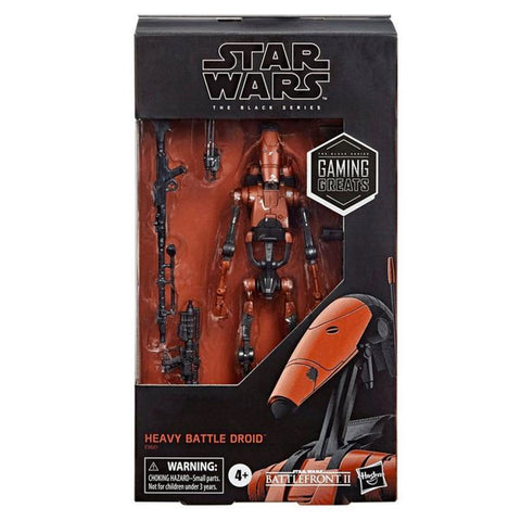 Hasbro Star Wars The Black Series Gaming Greats Battlefront II Red Heavy Battle Droid Box Package Front