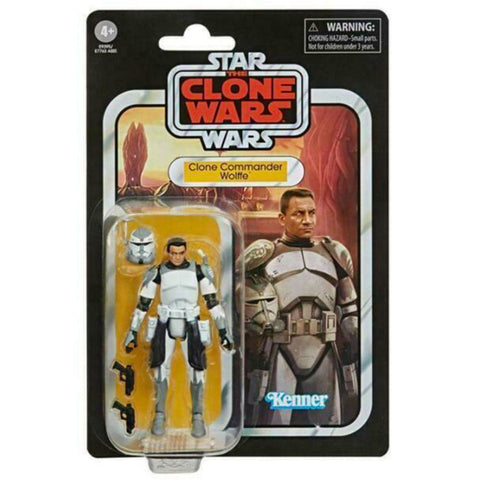 Hasbro Star Wars The Clone Wars Vintage Collection Commander Wolffe box package front