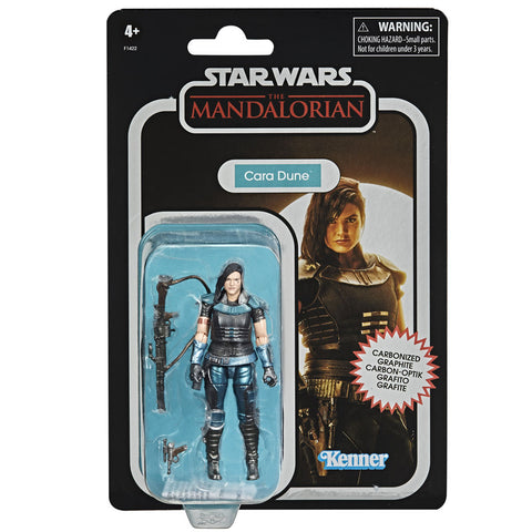 Star Wars TVC The Vintage COllection Carbonized Cara Dune Walmart Exclusive Box Package Front