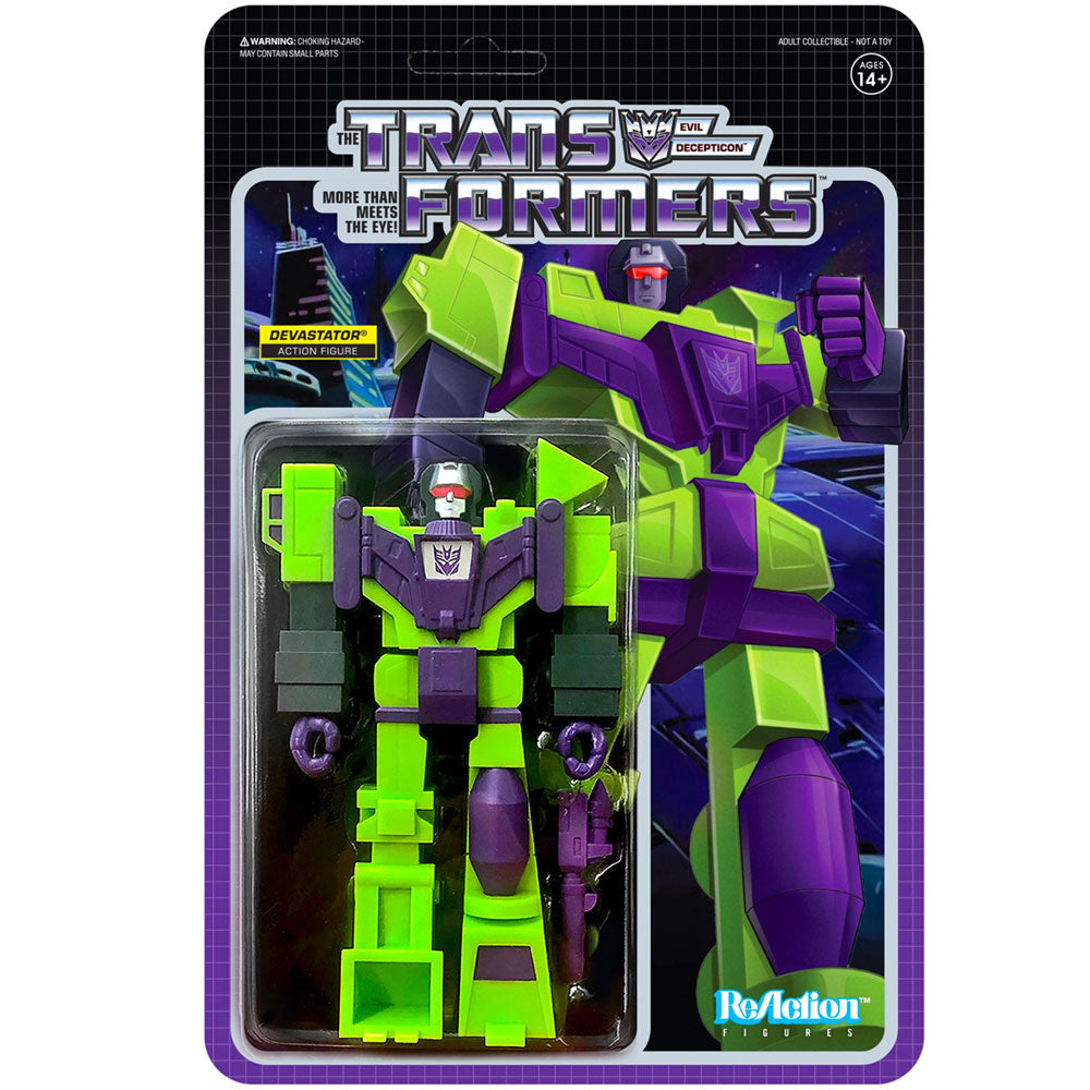 Super 7 Transformers G1 Devastator - XL ReAction Figure Super 7 Transformers G1 Devastator - XL ReAction Figure