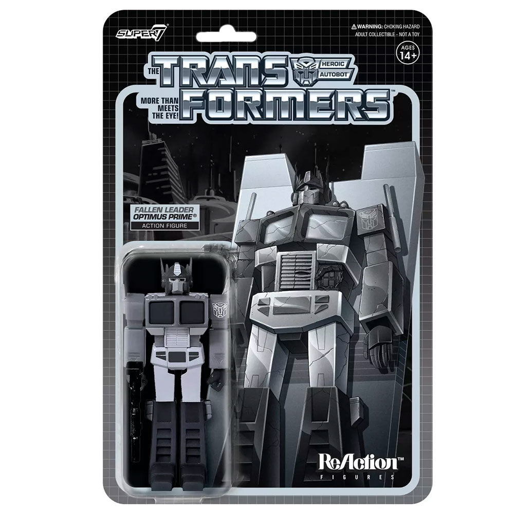 Super 7 Transformers G1 Fallen Leader Optimus Prime - ReAction Figure Super 7 Transformers G1 Fallen Leader Optimus Prime - ReAction Figure