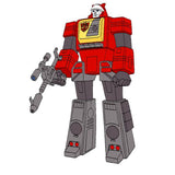 Transformers Super 7 ReactioN G1 Autobot Blaster ARtwork stand-in