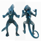 Super 7 Reaction Aliens ALien Warrior Nightfall Blue Action Figure Toy Front Back